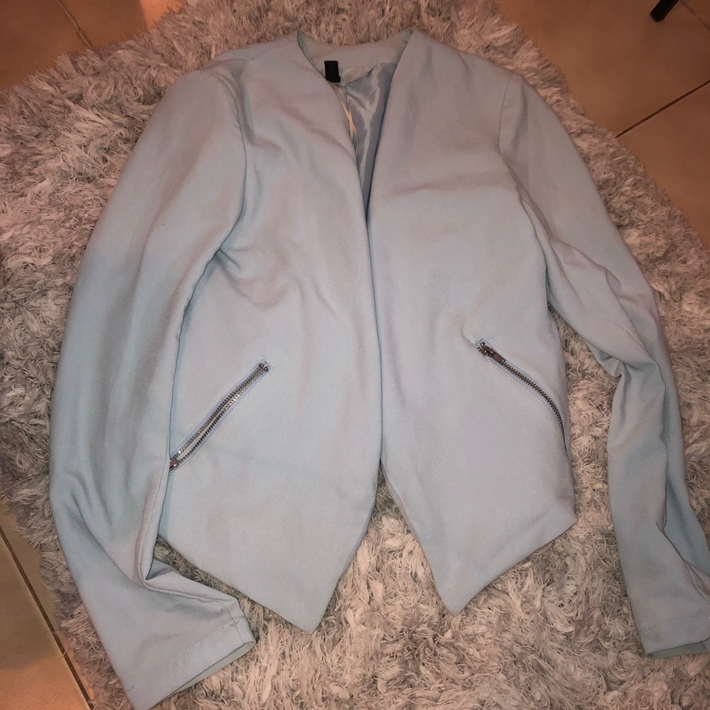 Baby blue blazer
